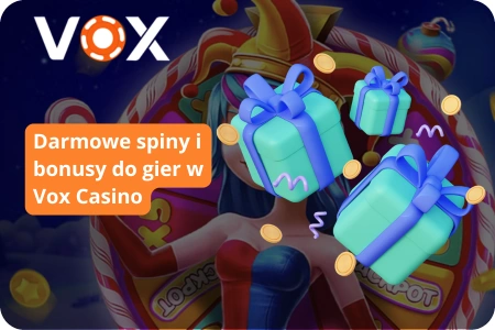 Slots Vox Casino ekran z bonusami i promocjami